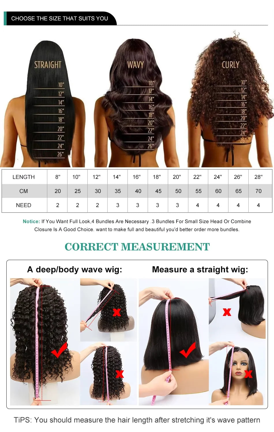 Straight Bundle Human Hair 100%