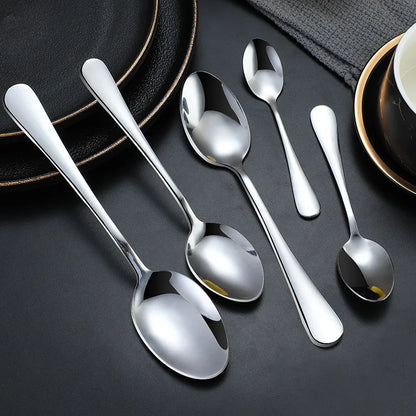 Stainless Steel Pointed Head Soup Spoon