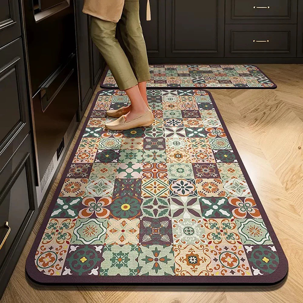 Non-slip Long Rugs Crystal Velvet Carpet