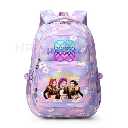K-pop Demon Hunters Backpack Girls Boys Youth School Bags