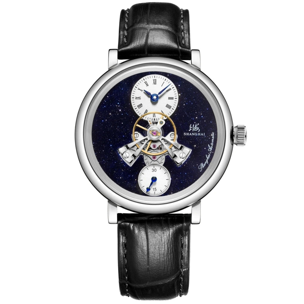 Sky Dome Mechanical 42mm Center Flywheel Automatic Watch