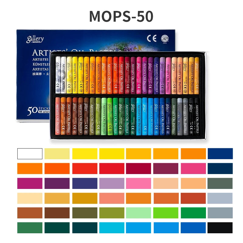 Artist Oil Pastel Set 12/25/50 Professional Painting Drawing Toxic Sticks