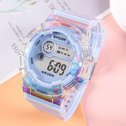 LED Digital Luminous Electronic Wristwatch
