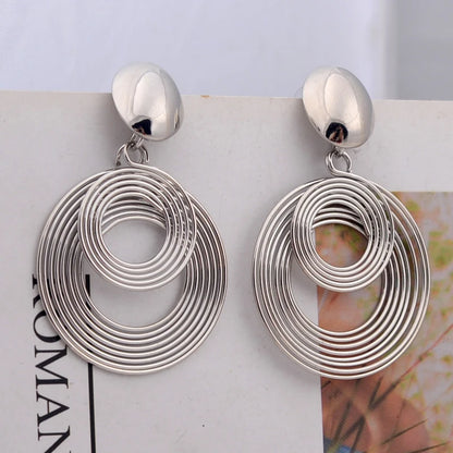 DANA Big Round Statement Earrings