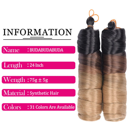 French Curls Braiding Hair 24Inch Hair Extensions