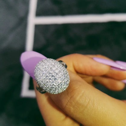 Silver Gifts 88 CZ Unique R103 Rings