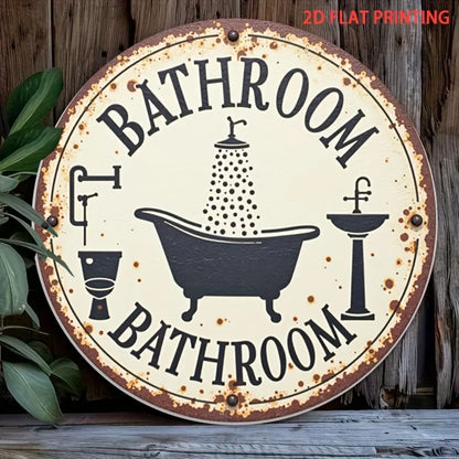 Golden Shower Head Sign  Bathroom Decor
