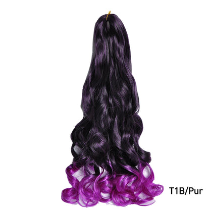French Curls Braiding Hair 24Inch Hair Extensions