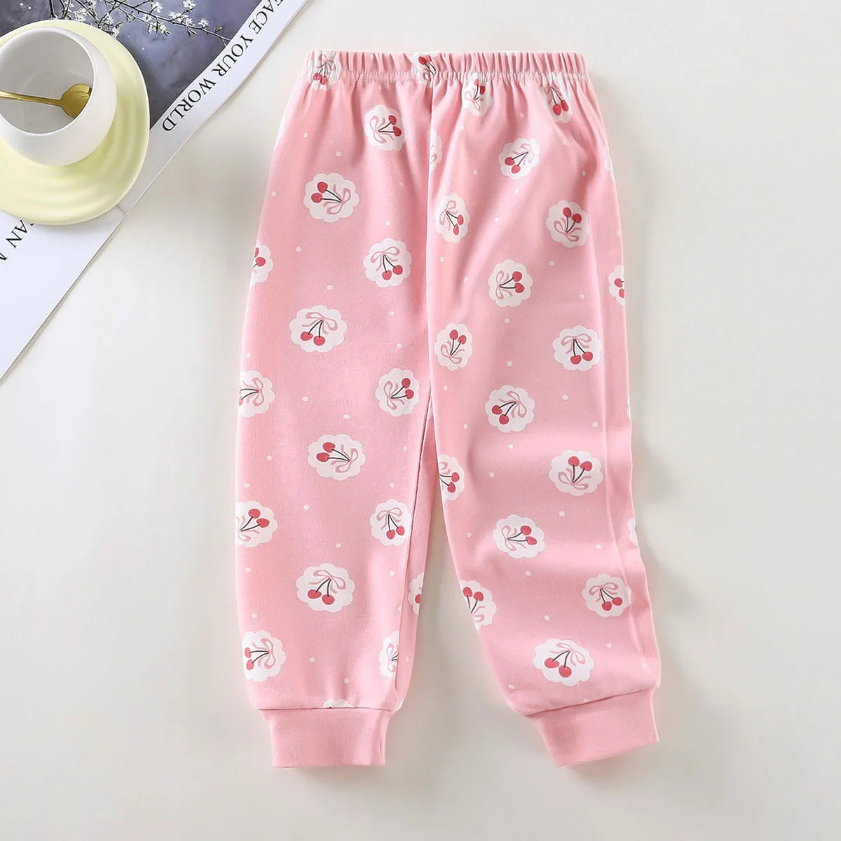 Cotton Sleepwear Spring Autumn Winter Cartoon Bottoms Pajamas