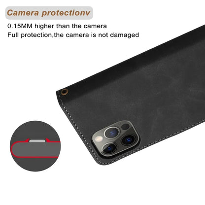 Wallet Skin-friendly With Card Slot Bracket Magnetic Flip Case