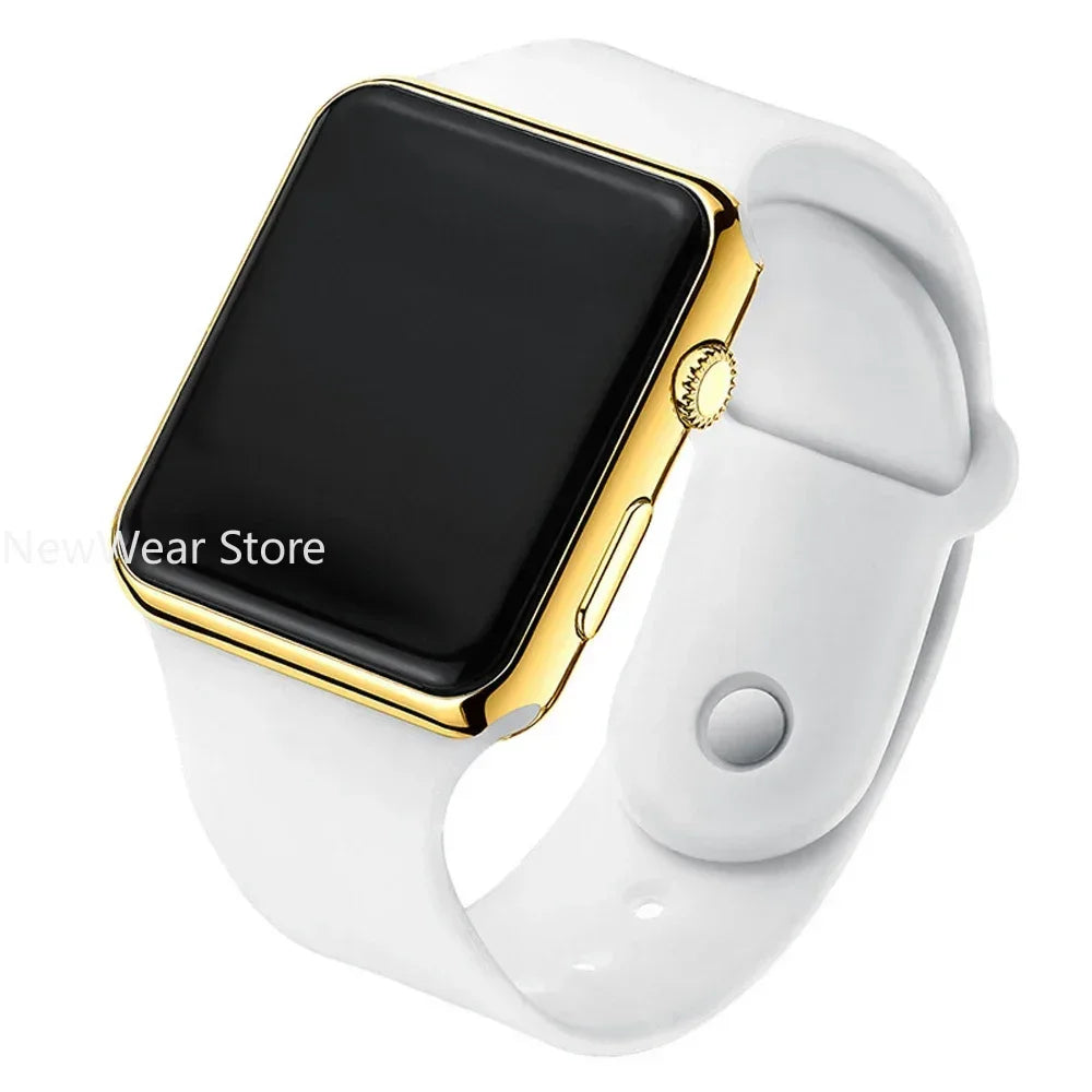 Digital Electronic Square LED Sport Wristwatch