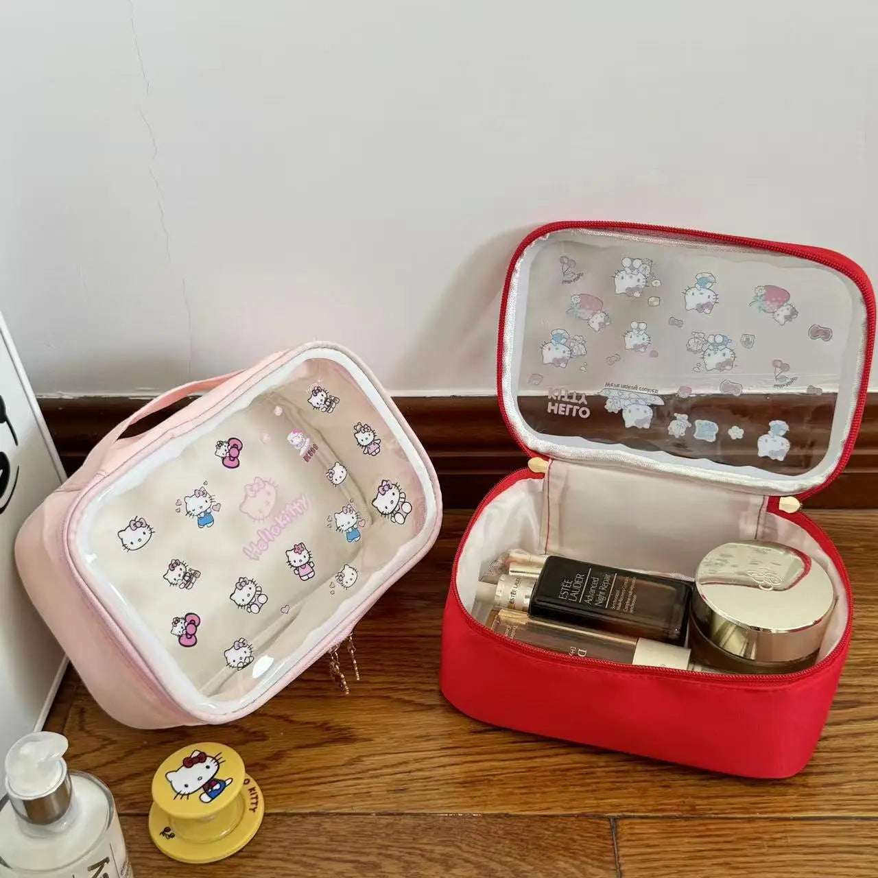 Cute Cat Makeup Bag Large Capacity