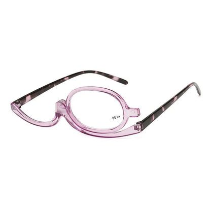 Portable Rotating Magnifying Makeup Reading Glasses