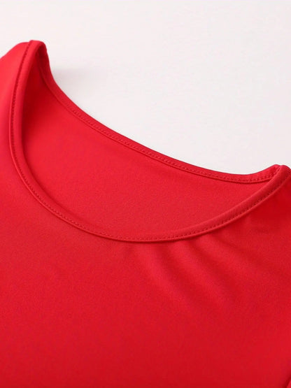 Flower print short sleeved dress