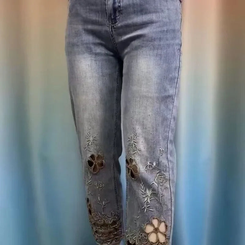 High high waist tube Jeans