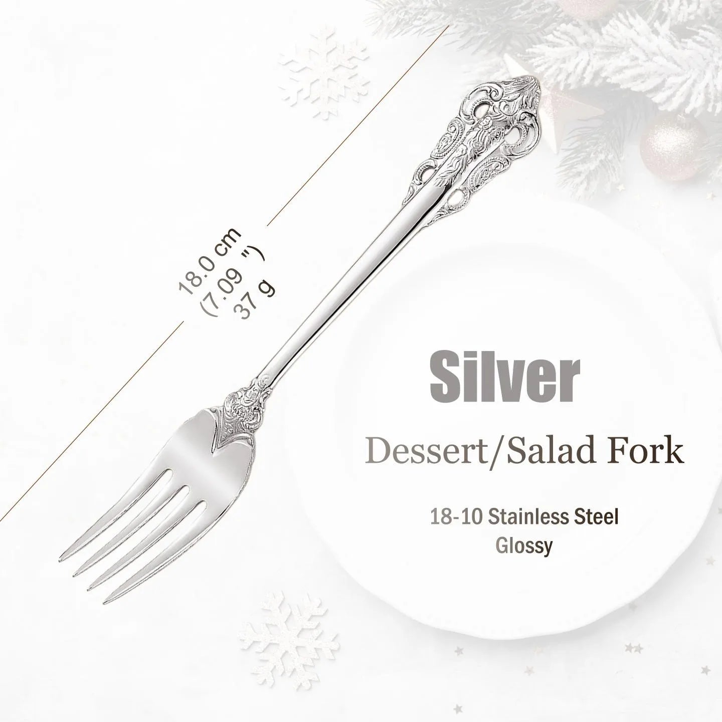 Stainless Steel Silver Flatware Set