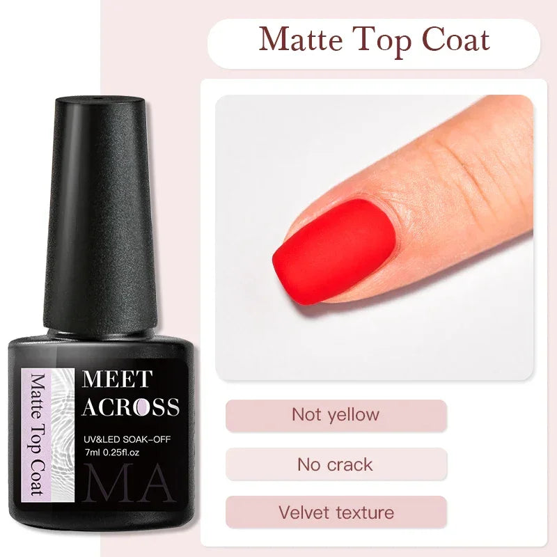 7ml Red Series Gel Nail Polish Glitter