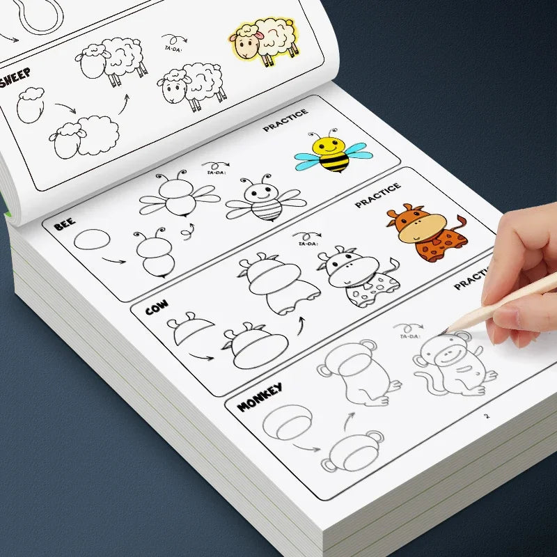 How to Draw Animals Step-by-Step Drawing Book