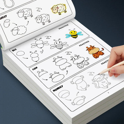How to Draw Animals Step-by-Step Drawing Book
