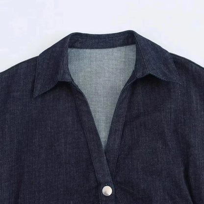 Ruched Short Sleeve Midi Dress