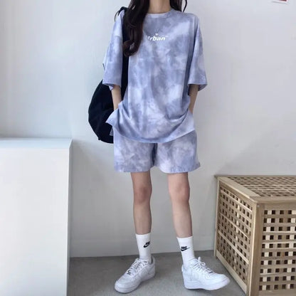 T-Shirt Shorts Suit Set