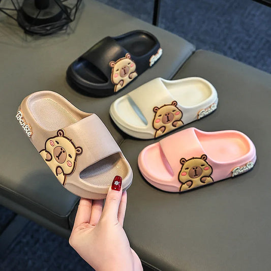 Children Slippers Cute Cartoon Girl Home Slippers