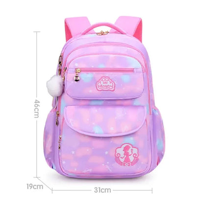 Shoulder Bag Girl Backpack School Bag Purple