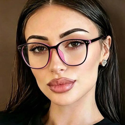 Transparent  Anti-Blue Light Computer Presbyopia Hyperopia Reading Eyeglasses
