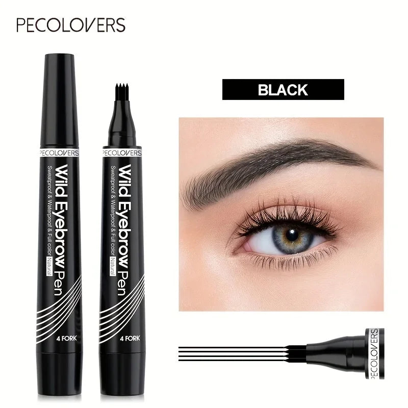 Waterproof Liquid Black Eyebrow Makeup Pencil