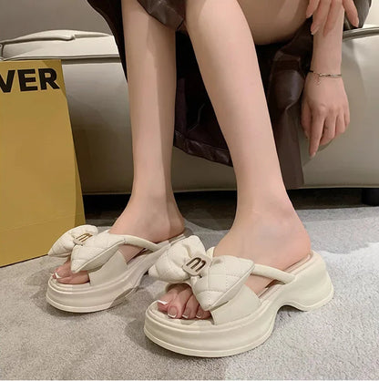 High Heels Leisure flower Slipper