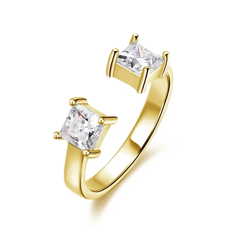 DANA 1CTTW 4.5mm Cut Moissanite Rings