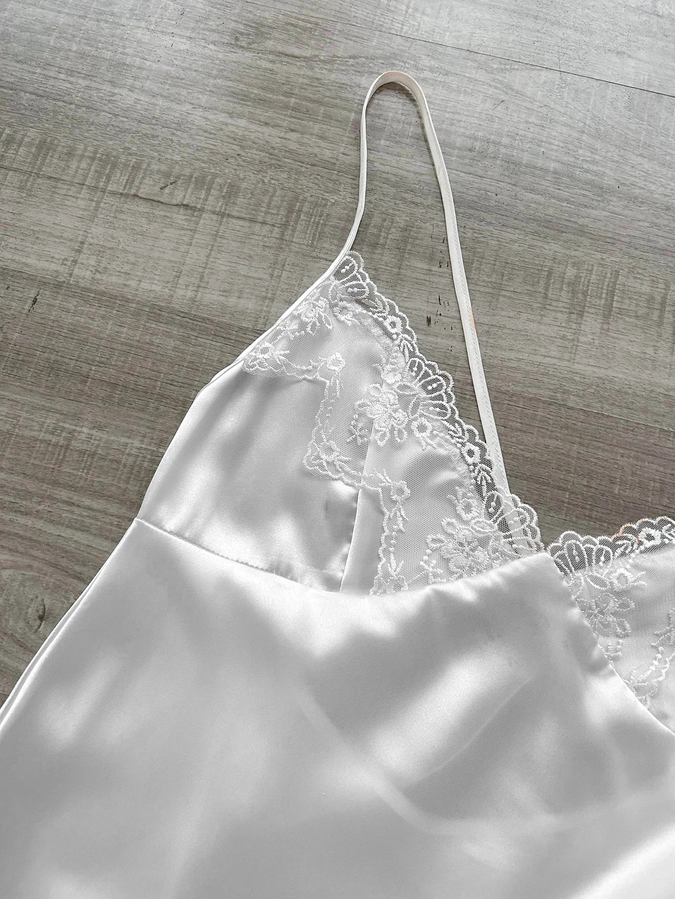 Sexy slit sexy lace patchwork Pyjama