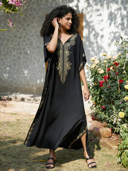 Swimsuit Cover Ups Short Sleeve Cover Up Kaftan Dresses