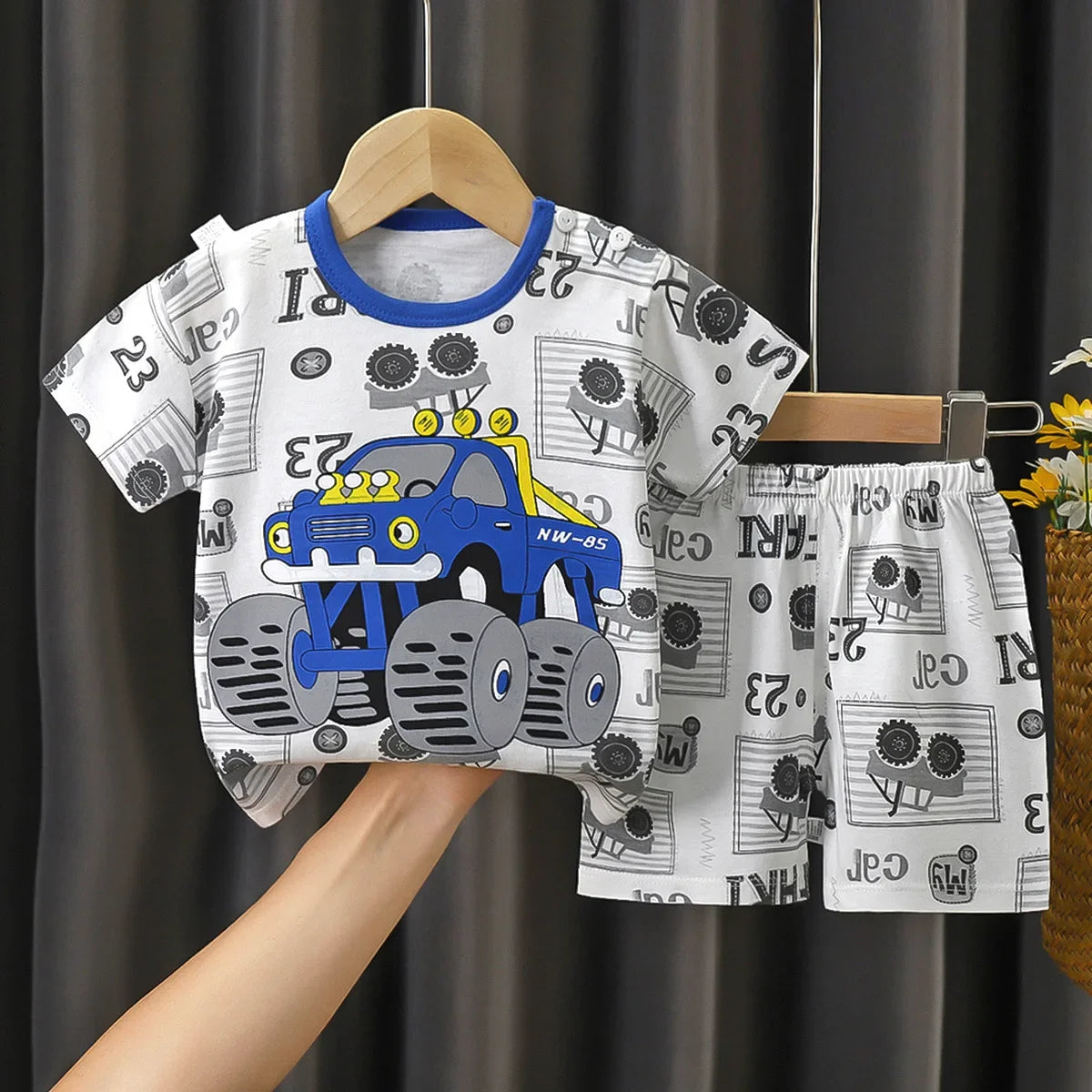 Boys Girl T-shirt Cotton Short sleeve Toddler Set