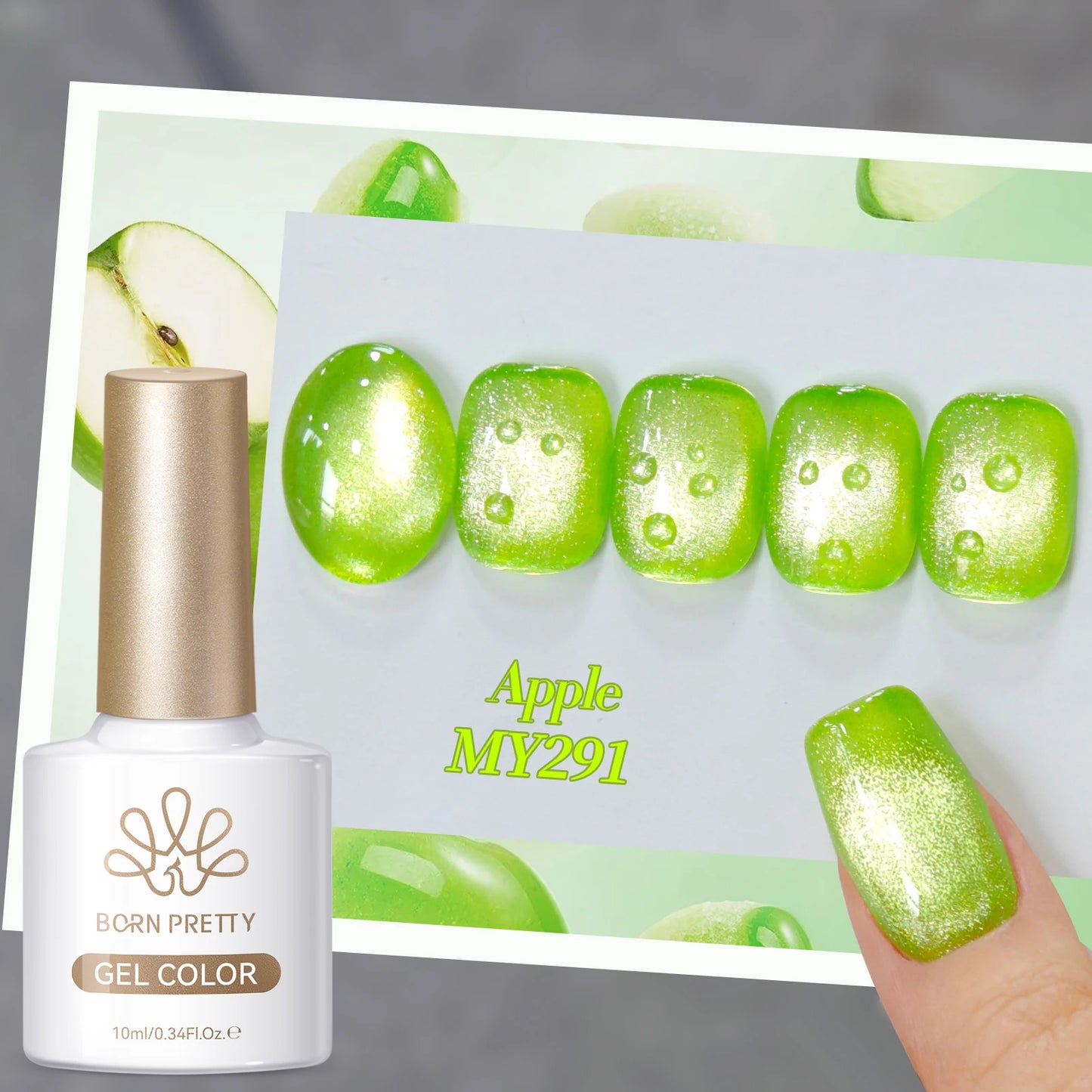 Blueberry Cat Magnetic Gel Nail Polish