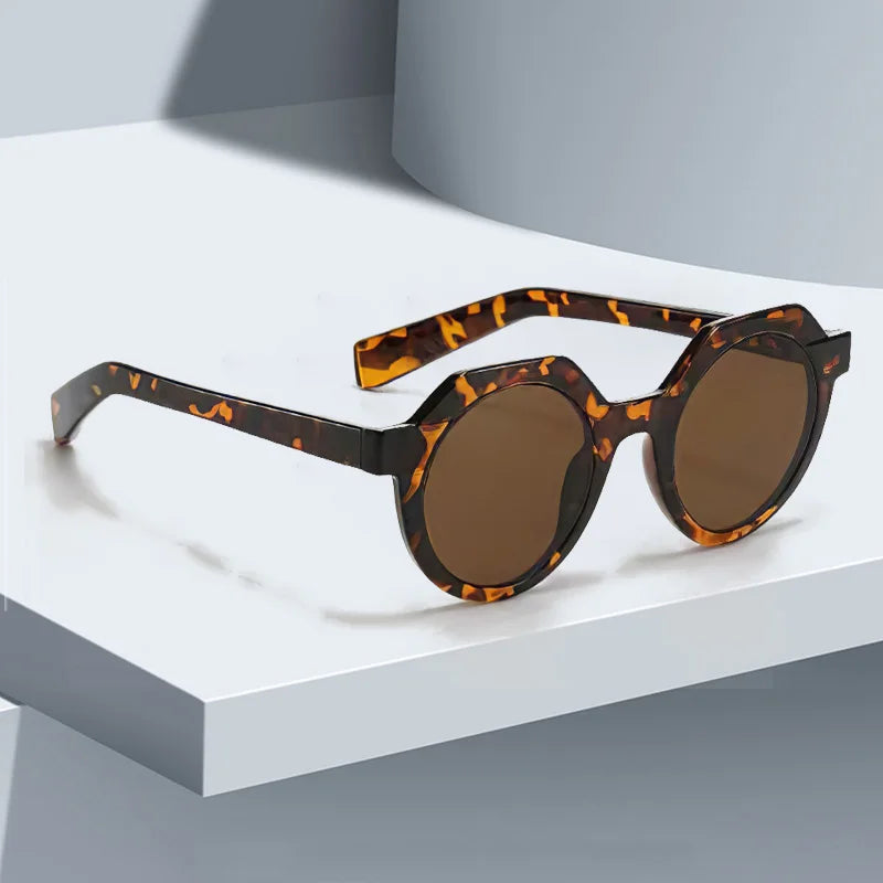Retro Frame Blue Light Blocking UV400 Sun Glasses