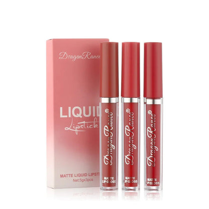 3 PCS Liquid Lipsticks Set Long Lasting Make Up