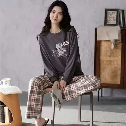 Long-Sleeved Homewear Pyjama Set