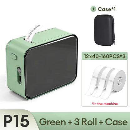 Marklife P15 Thermal Label Printer Mini Handheld Bluetooth Wireless Labeling Machine