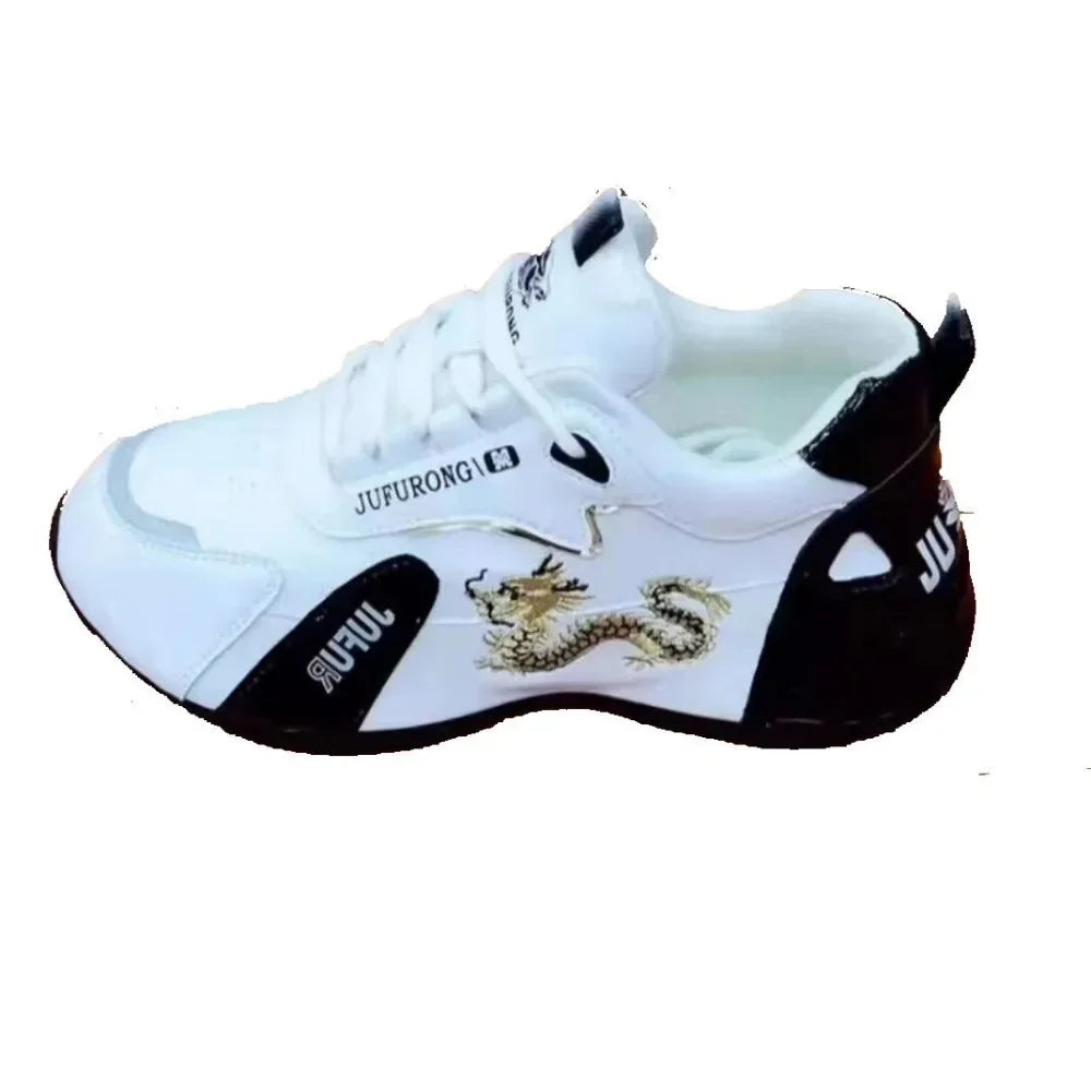 Leather Waterproof Casual Lightweight Sneakers