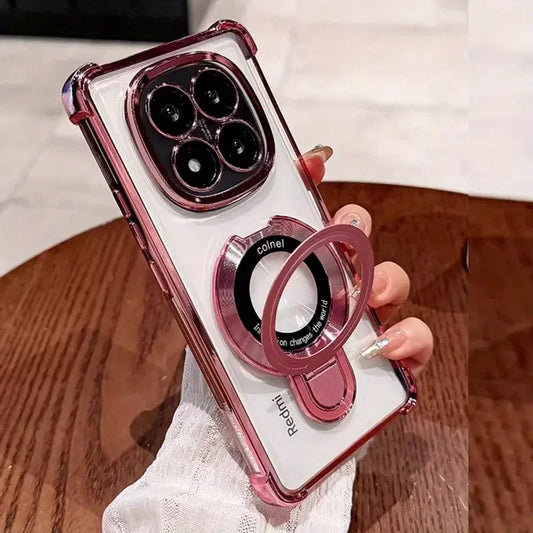 Shockproof Magnetic Bracket Phone Case Silicone Cover