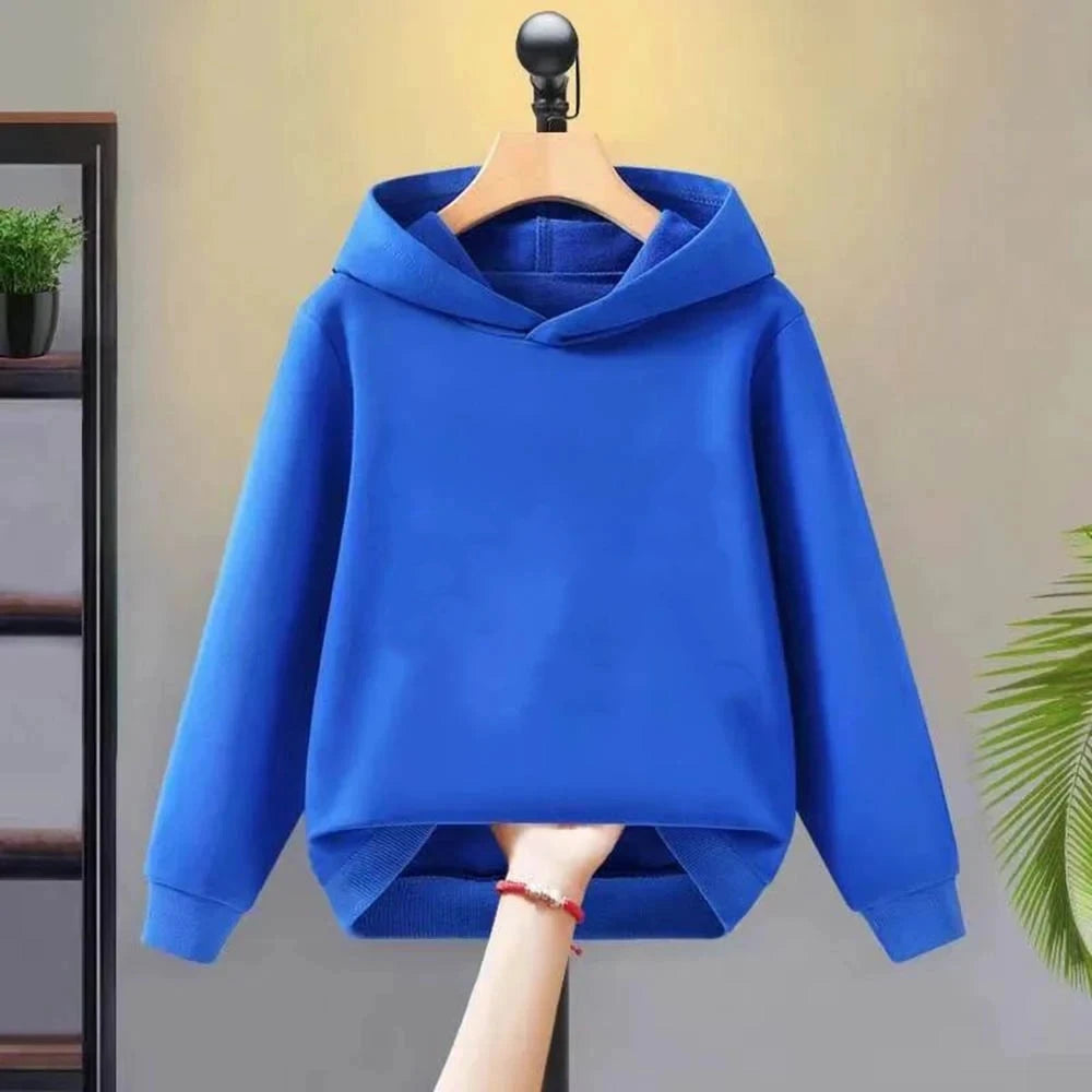 Aged 3-12  Casual Versatile Top & Coat Hoodies