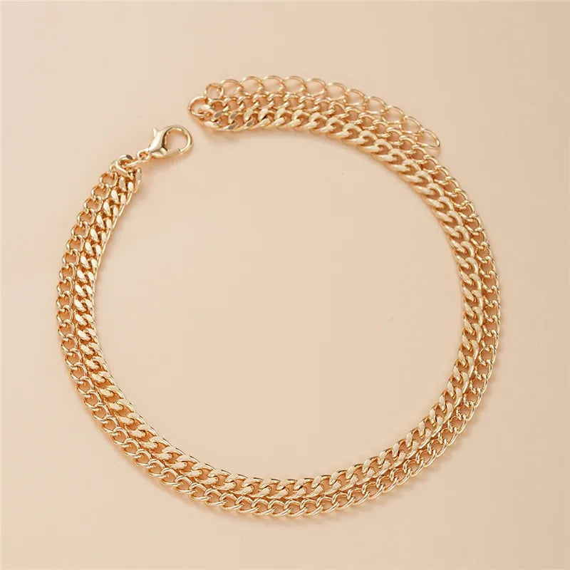 Double-Layer Anklets Waterproof Bracelet
