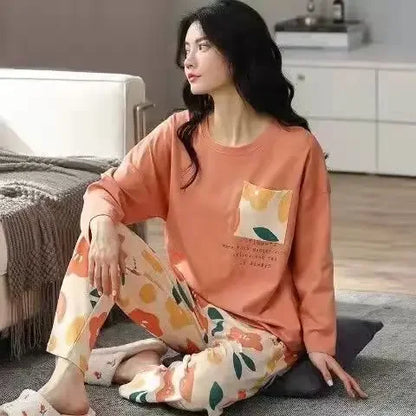 Long-Sleeved Homewear Pyjama Set