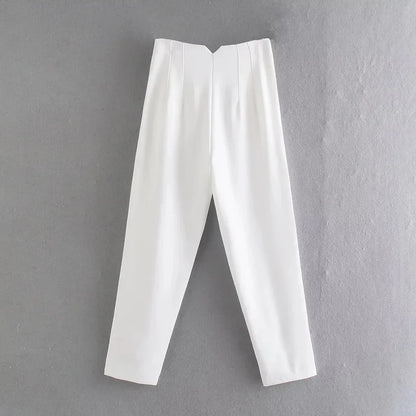 Office Wear High waist Formal Pants