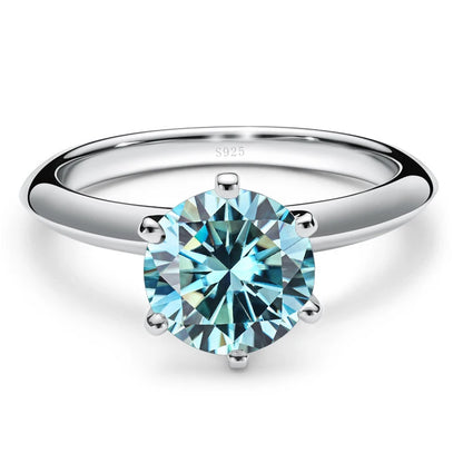 DANA Moissanite Diamond Solitaire Ring