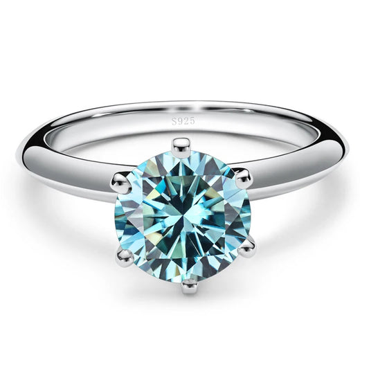 DANA Moissanite Diamond Solitaire Ring
