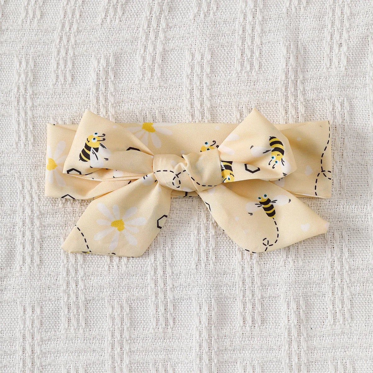 Baby girl Cute Little bee Ruffled Suspender Dress
