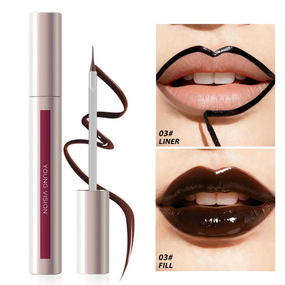 Tear-Off Lip Liner Peel-Off Lip Liner Matte Smudge Makeup Pencil
