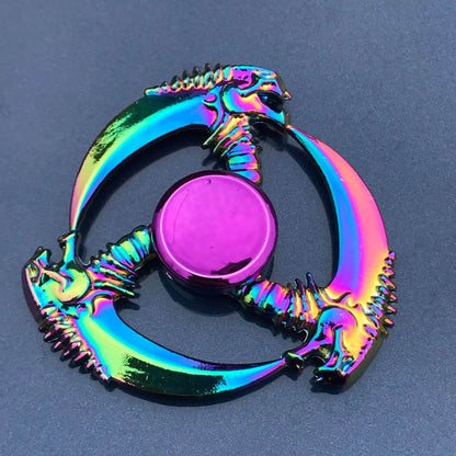 Rainbow Metal Spinner Finger Spinners Stress Anxiety Relief